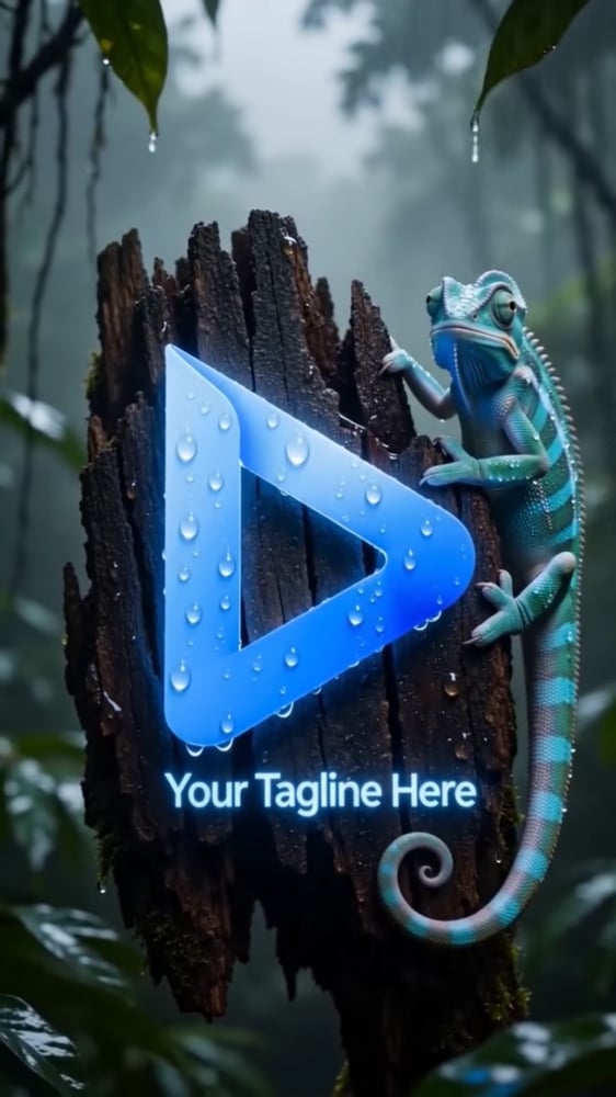 Chameleon Camo Logo Reveal