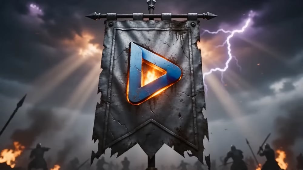 Cinematic Steel Logo Animation