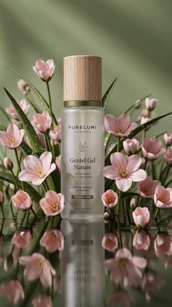 Floral Perfume Bottle