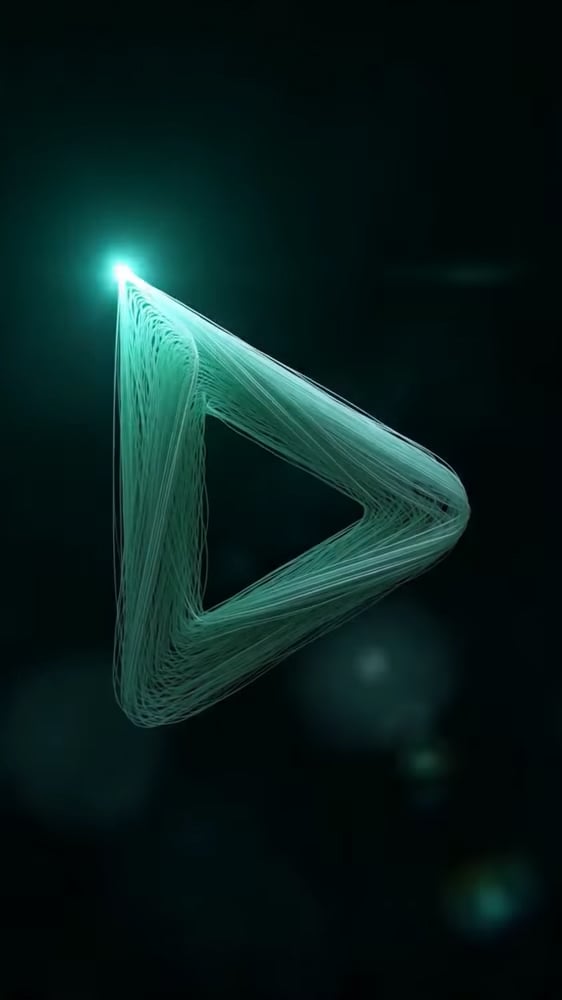 Luminous Filament Logo Animation
