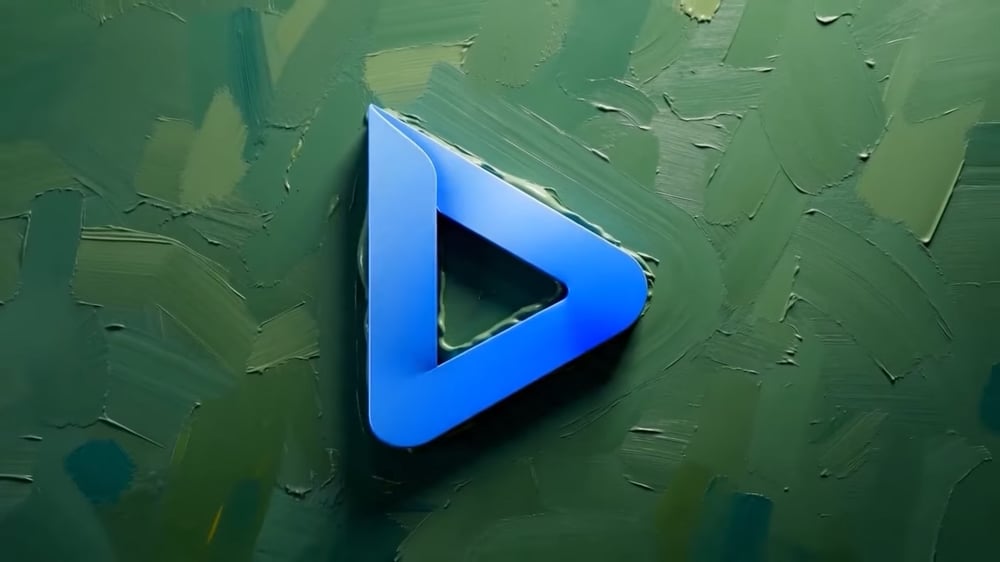 Painterly Brushstroke Logo Reveal